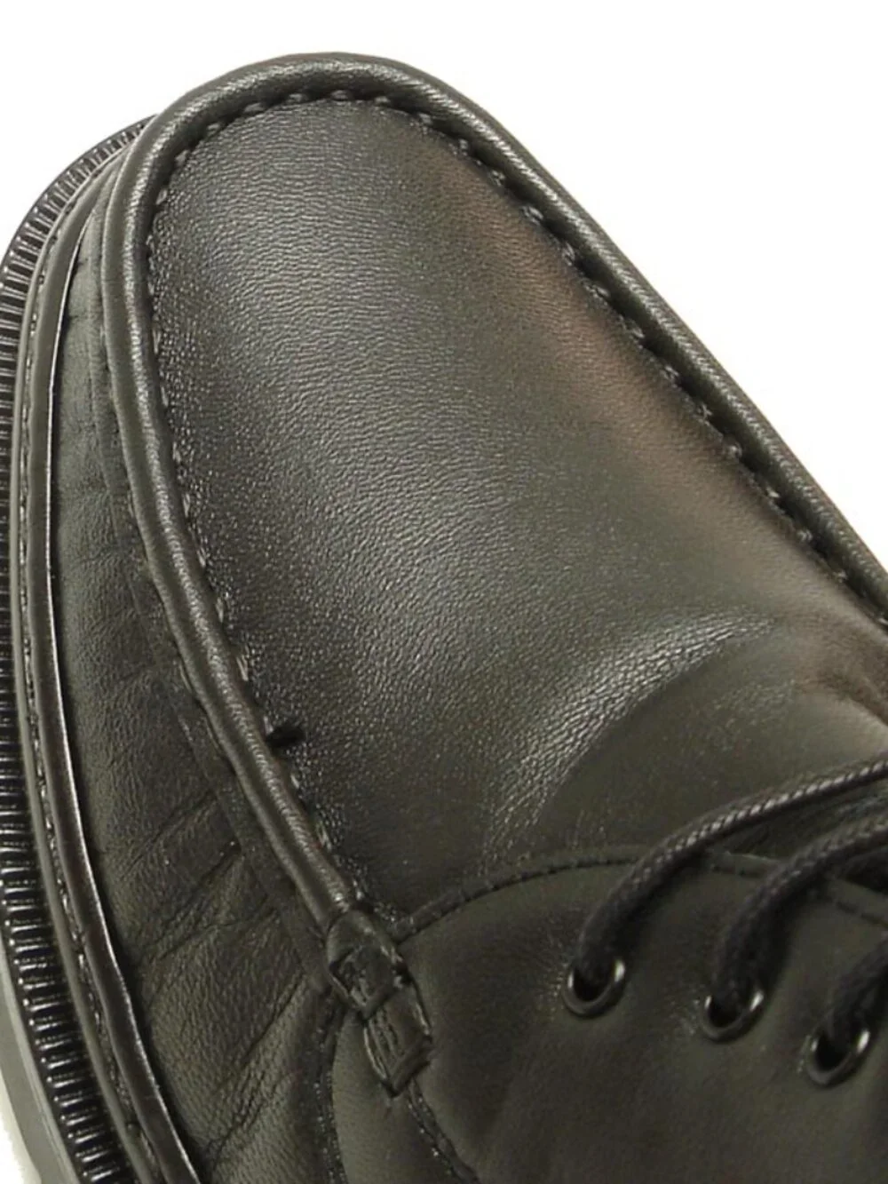 5246 Belka Black Leather Boot Lace up Pinosos Made in Spain